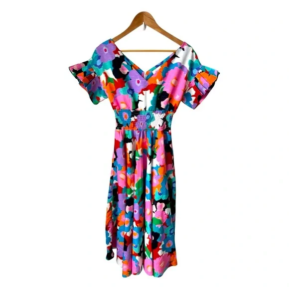 Molly Bracken Quinn Floral Midi Dress - Picture 3 of 7